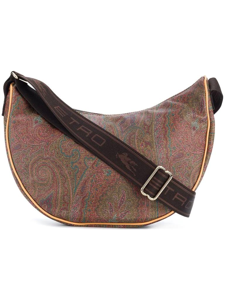 ショルダーバッグ・ポシェット Etro Paisley Pattern Shoulder Bag With Leather Accents Etro - Paisley print mini shoulder bag brown - The Corner