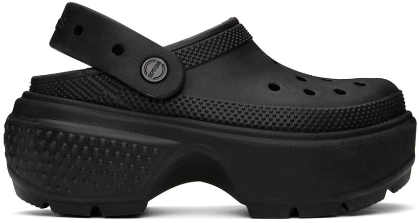 【関税込み】Bubble Crush Sandals - Crocs - Synthetic - Black Amazon.com | Crocs Unisex Bubble Crush Clogs Triple Black