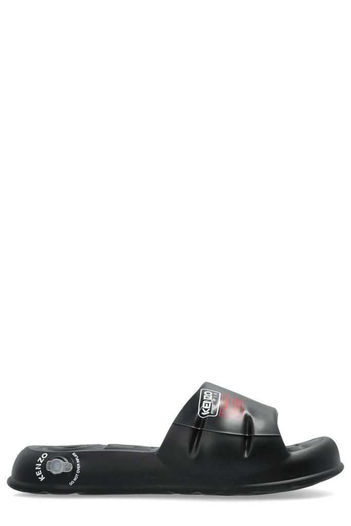 サンダル Kenzo Slide Sandal With Logo KENZO(ケンゾー) KENZO-SPLASH SLIDES / BLACK | Detail