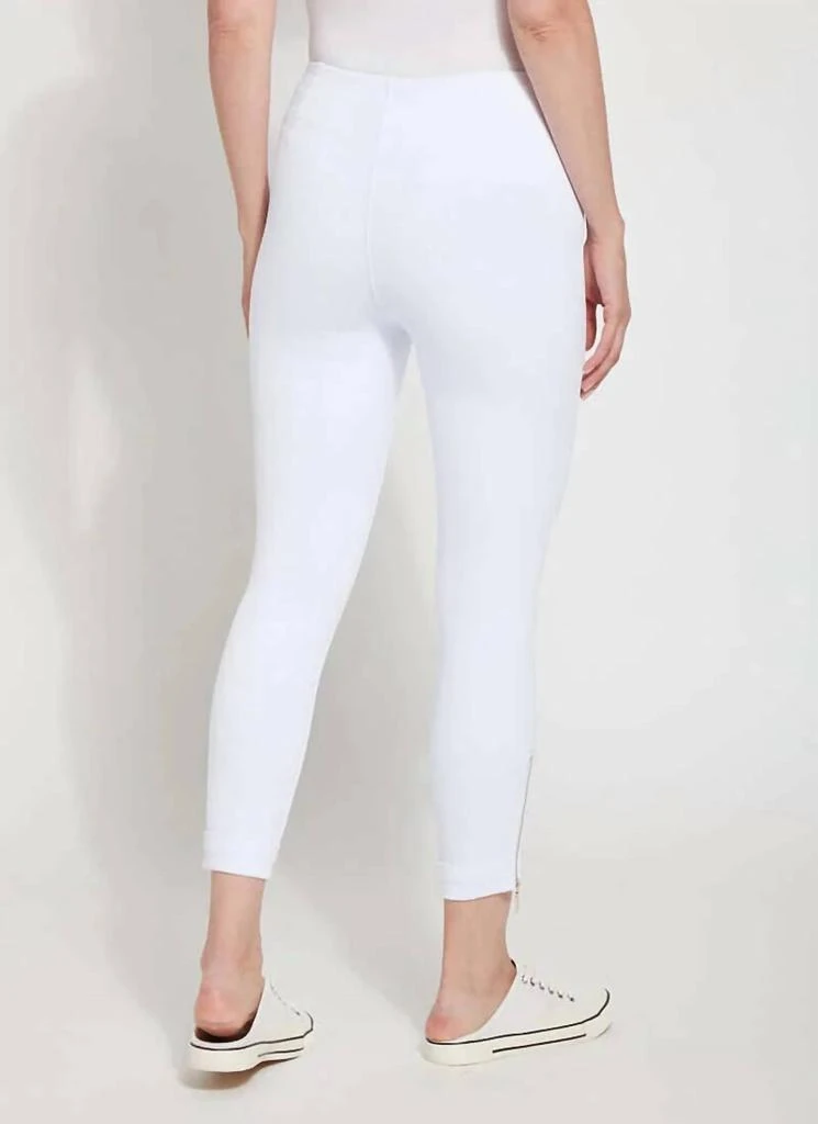 Lyssé Toothpick Denim Jean Leggings In White 5