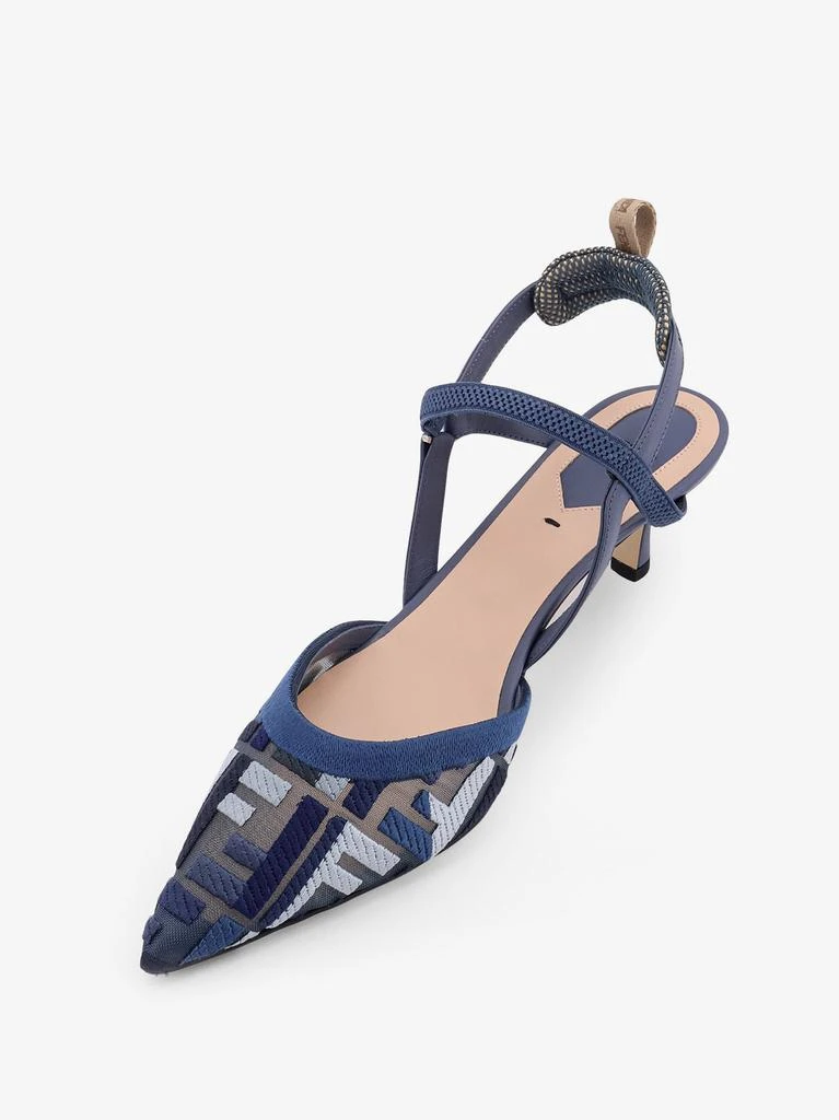 Fendi Colibrì Lite mesh slingback decolleté 5