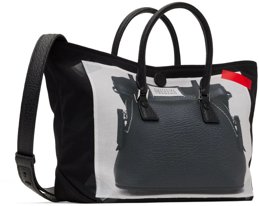 MAISON MARGIELA Black Trompe L'œil 5AC Micro Bag 2
