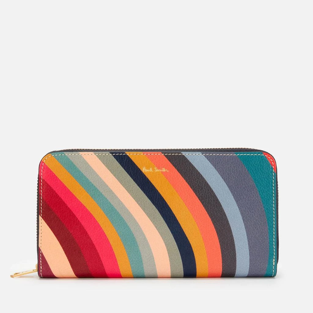 Paul Smith Paul Smith Women's Swirl Leather Large Purse 1