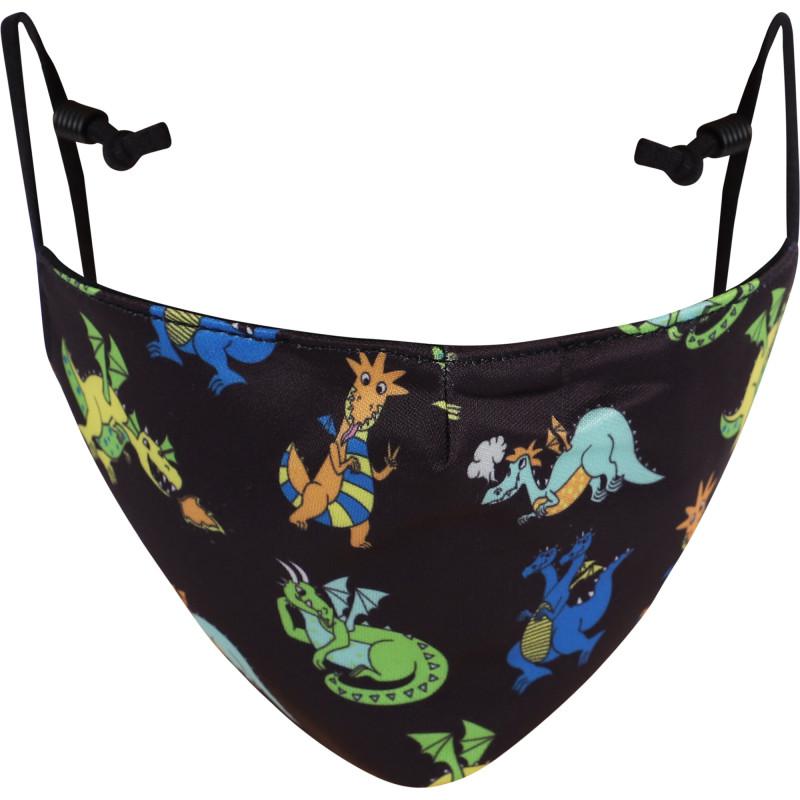 OMG! Accessories Dinosaur print face mask