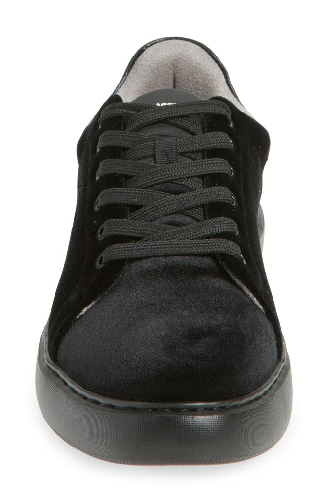 Karl Lagerfeld Paris Embroidered Logo Velvet Sneaker 3