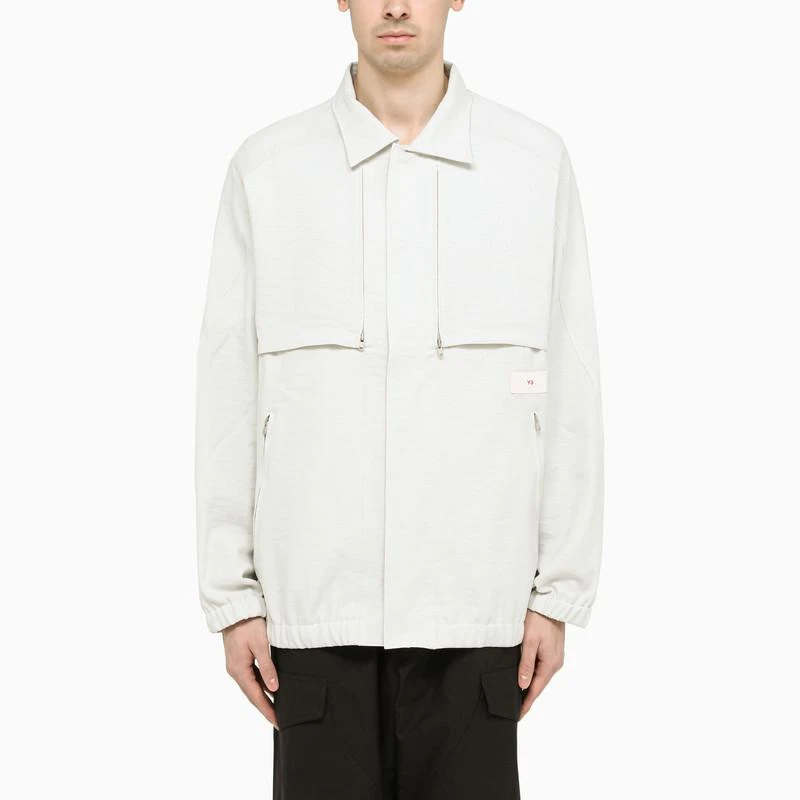 adidas Y-3 Light grey technical jacket 1