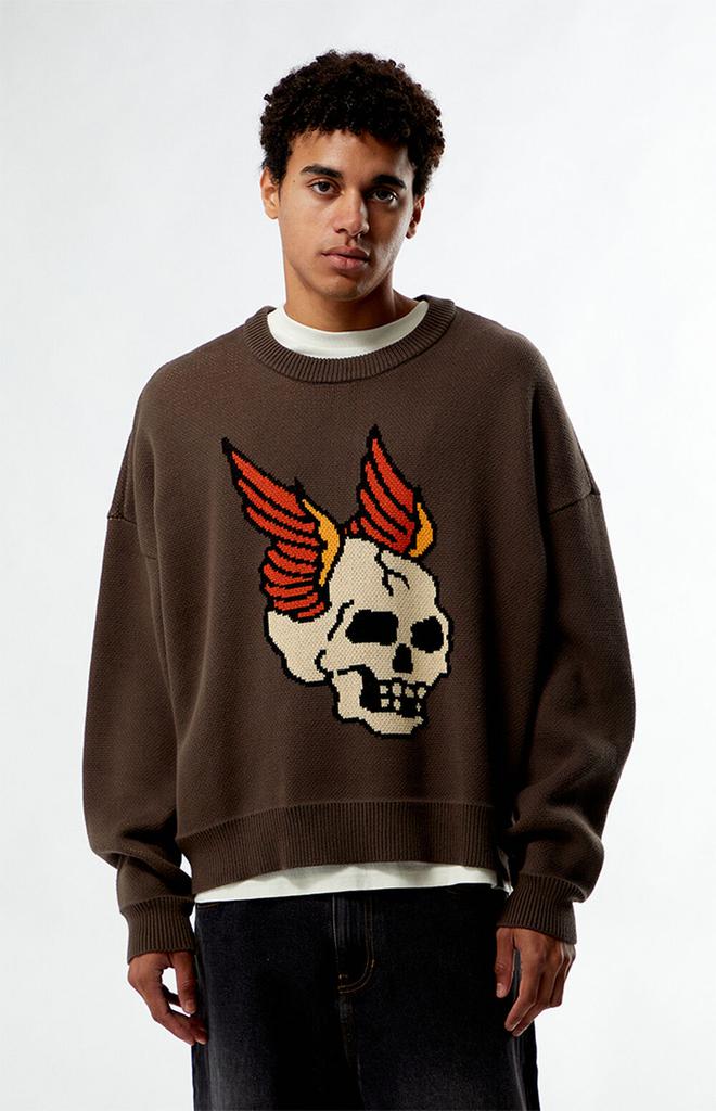 PacSun Skull Knit Sweater