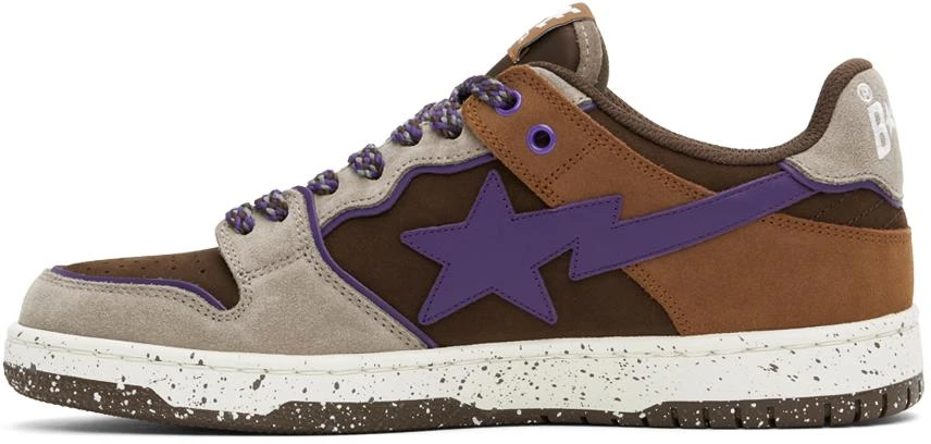 Bape Brown Sk8 Sta #7 Sneakers 3