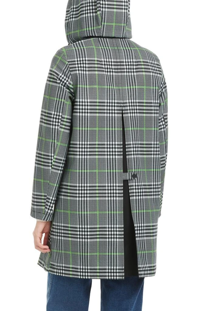 Kate Spade plaid short rain coat 2