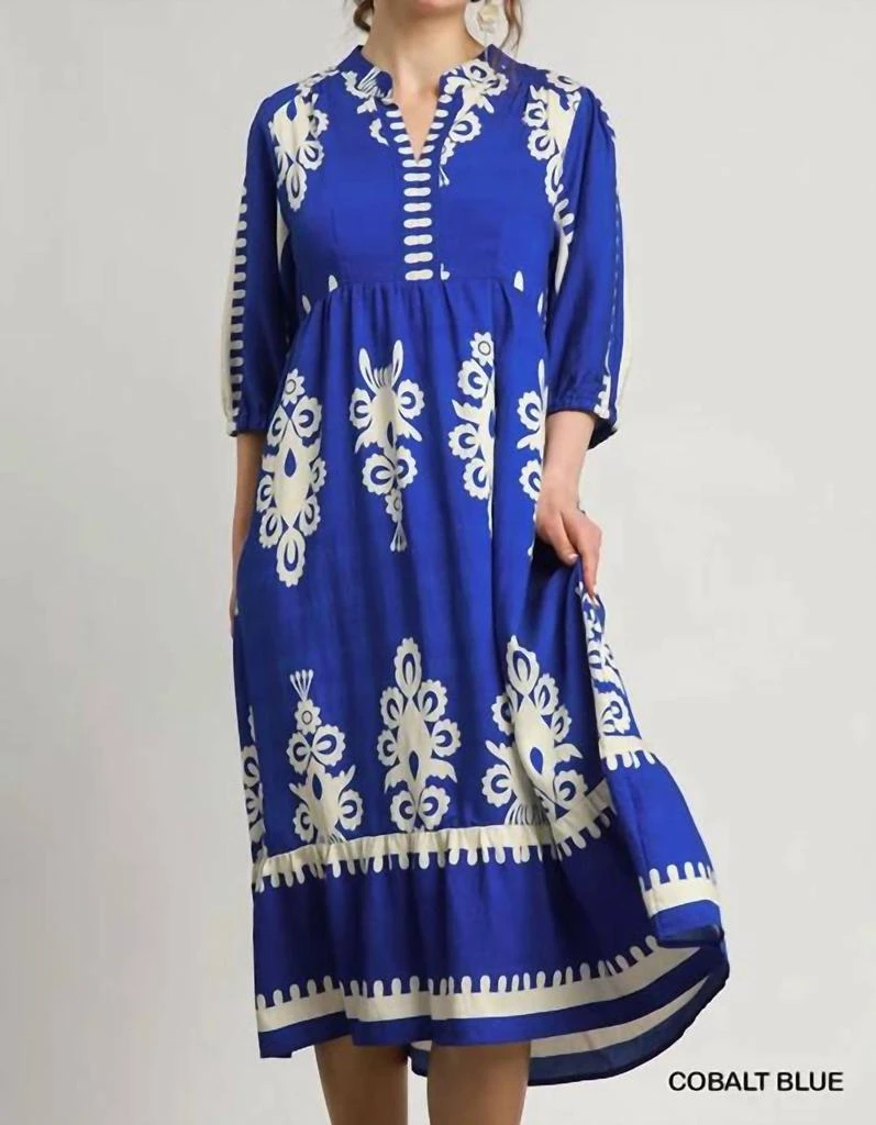 Shop Umgee - Desert Bloom Embroidered Midi Dress on Sale at BeyondStyle –  Get 20% Off Umgee