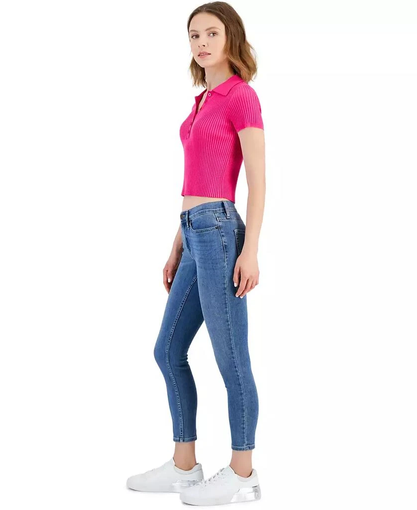 Calvin Klein Petite High Rise 25" Skinny Ankle Jeans 3
