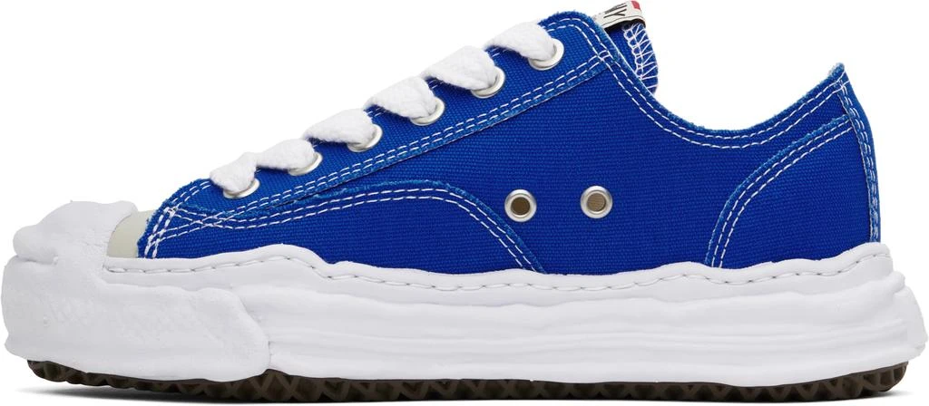 Maison MIHARA YASUHIRO Blue Hank OG Sole Canvas Low-Top Sneakers 3