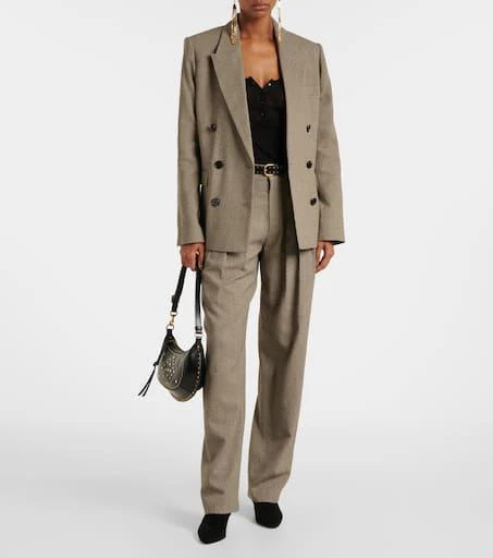 Isabel Marant Irma plaid cotton-blend blazer 2