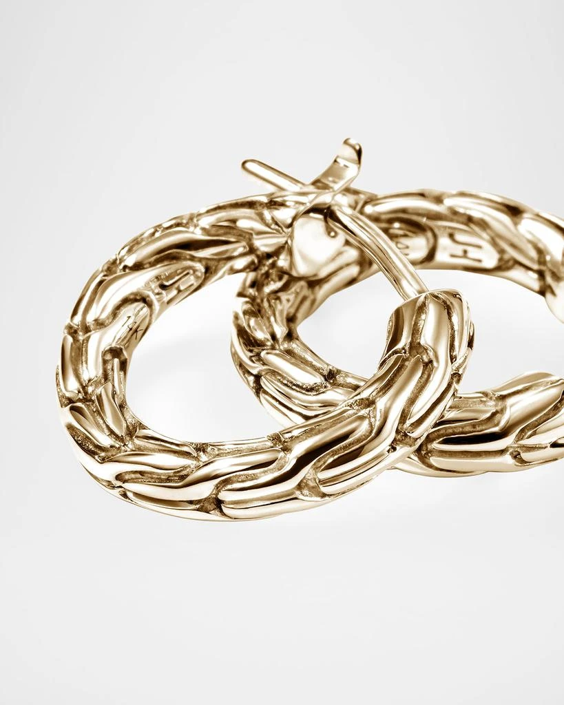 John Hardy 14K JH Essential Hoop Earrings, 14mm 4