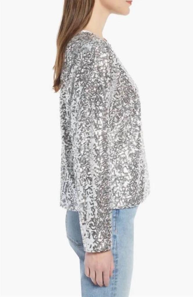 Something Navy Something Navy - Sequins Long Sleeve Top