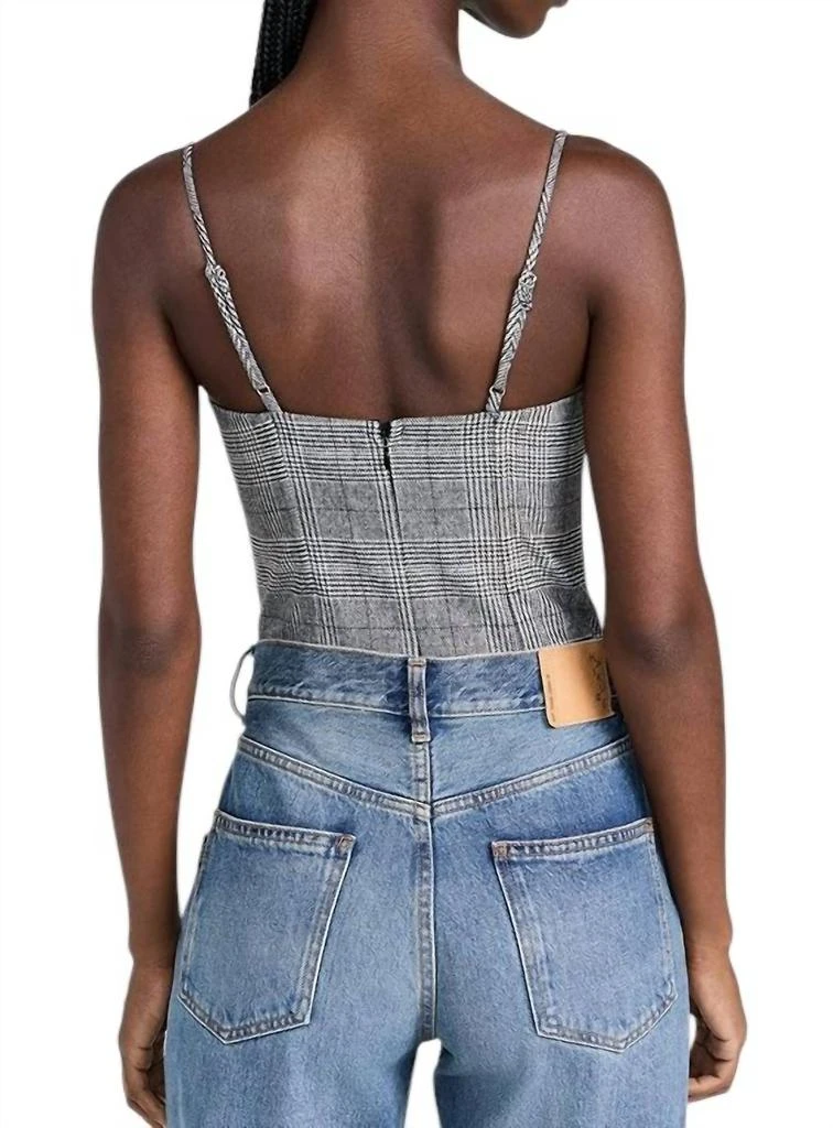 CAMI NYC Monet Bodysuit In Black/white 2