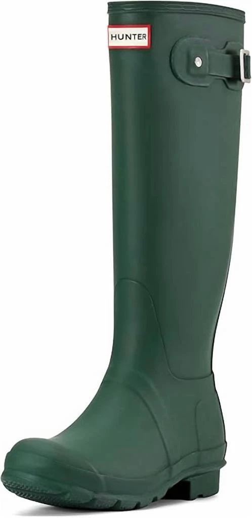 Hunter Women's Original Tall Rain Boot In  Green 1