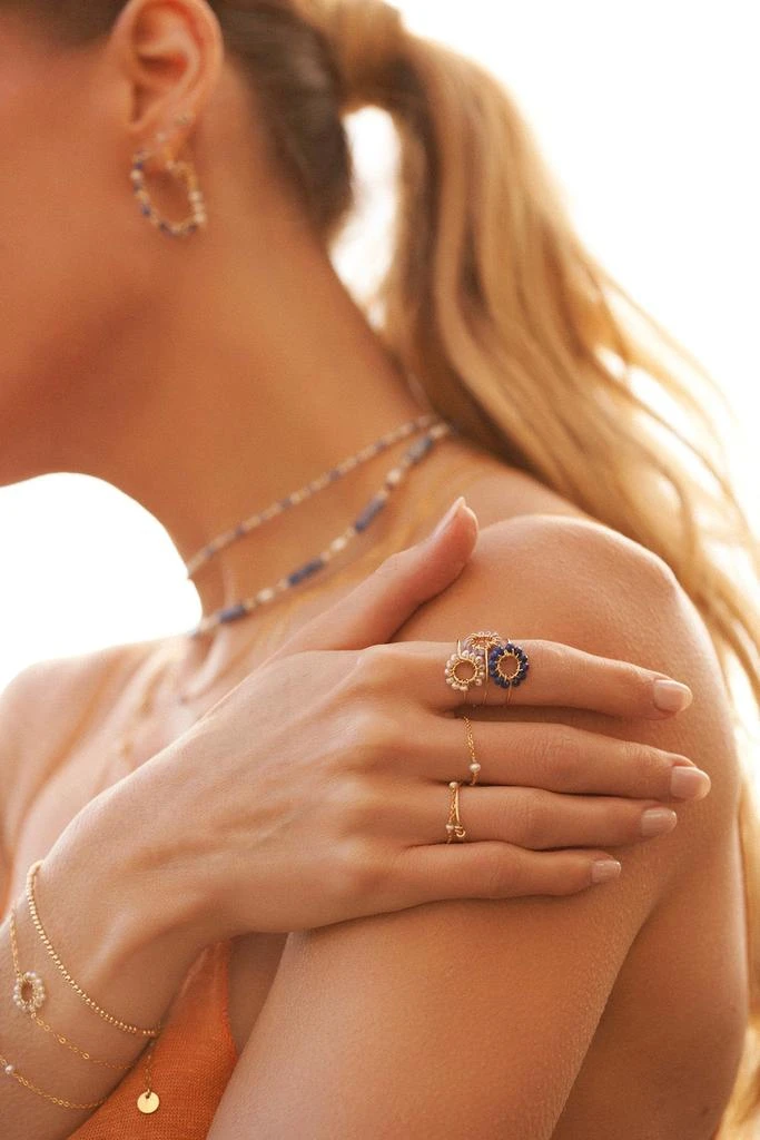 预计3周后发货 YAY Paris Bague Hélios - Perles De Culture - Or 3