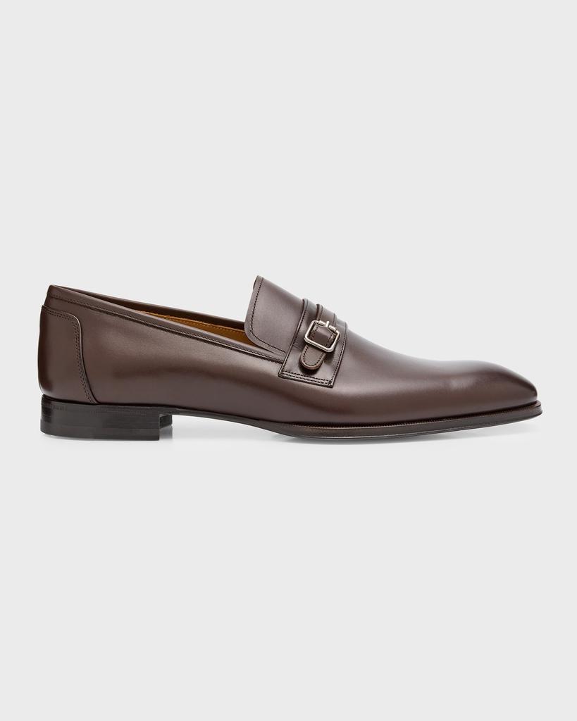 Paul Stuart Men's Burton Single Monk Strap Loafers