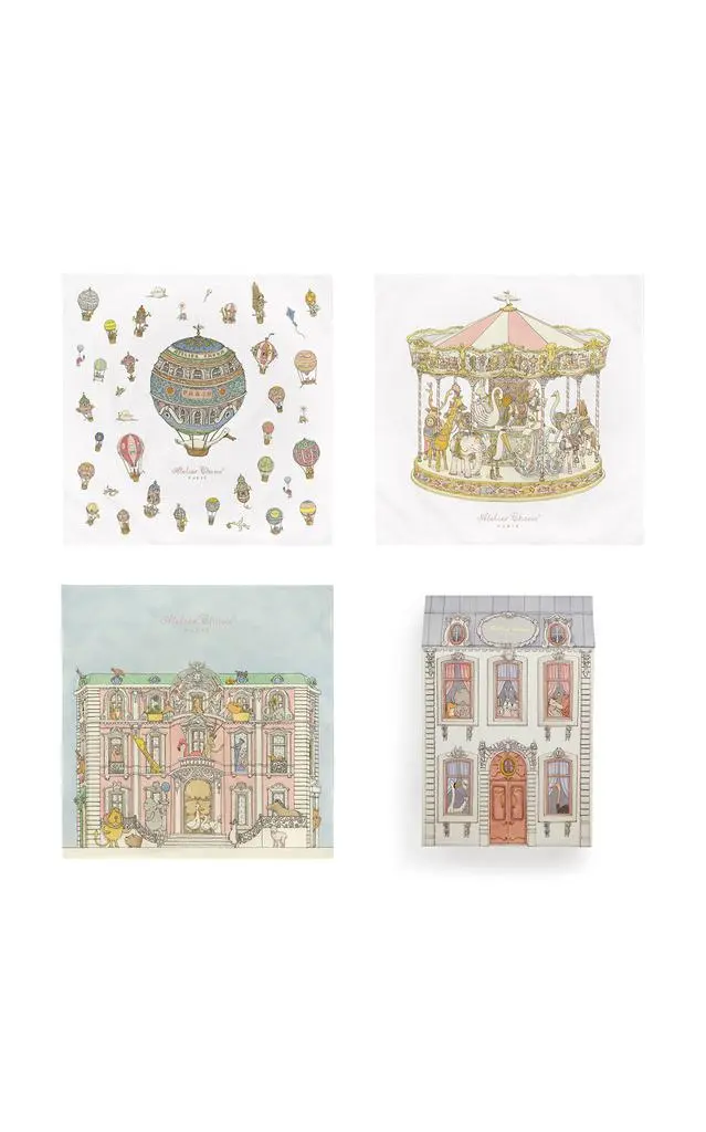 Atelier Choux Atelier Choux Set-Of-Three Blankets - Moda Operandi 1