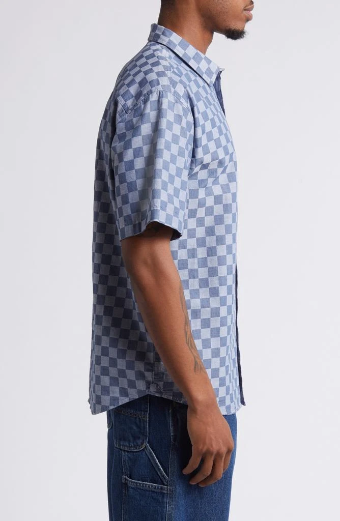 Vans Wade Checkerboard Short Sleeve Button-Up Shirt 4