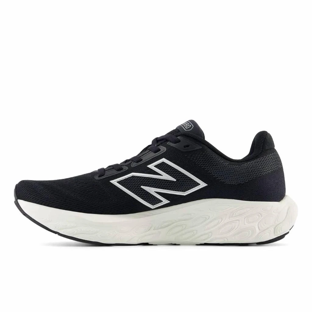 New Balance Women's 880 V14 - B - K14 Running Shoe In Black With Sea Salt And Silver Metallic 3