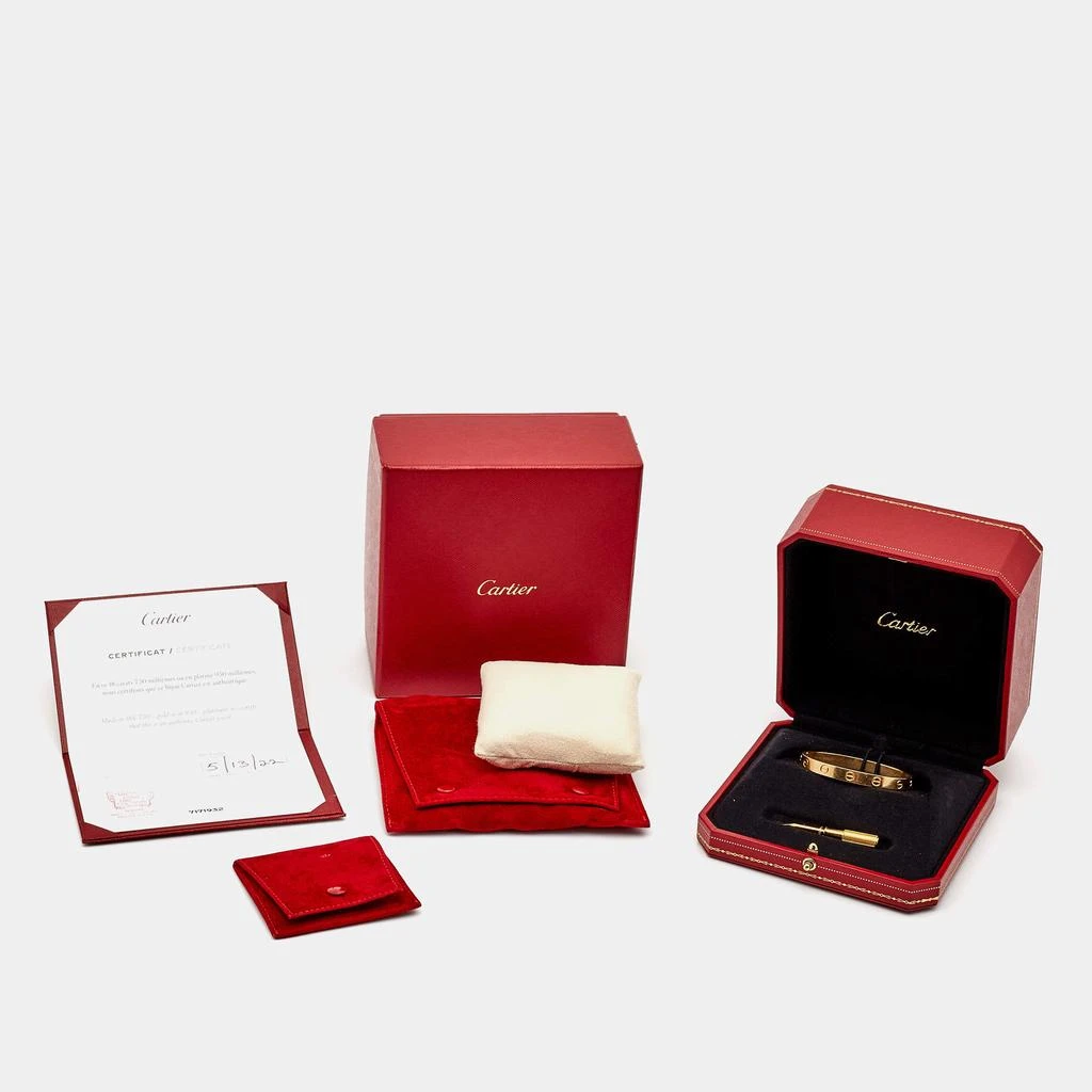 Cartier Cartier Love 18k Yellow Gold Bracelet 15 8