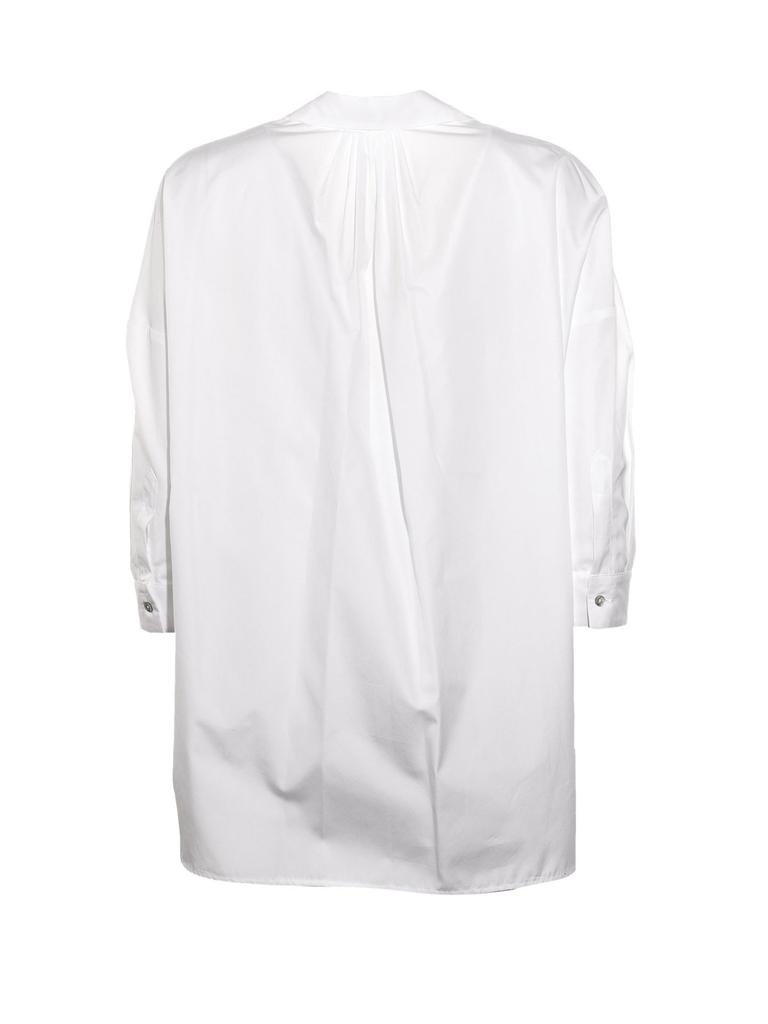 Barba Barba Ruched Detail Collared Top