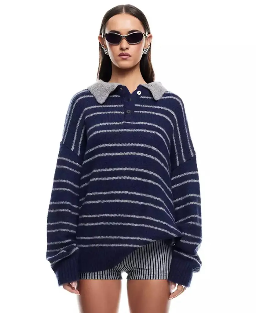 Lioness Women's Knit Button-Front Sweater