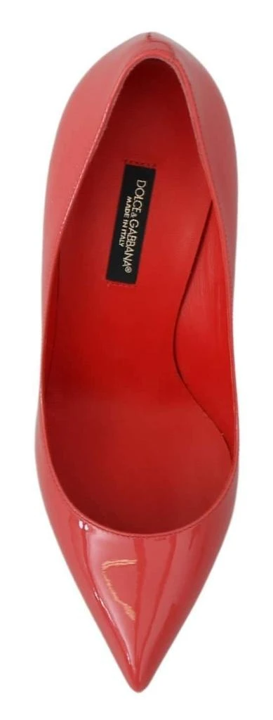 Dolce & Gabbana Dolce & Gabbana Dark Pink Patent Leather Heels Pumps 3