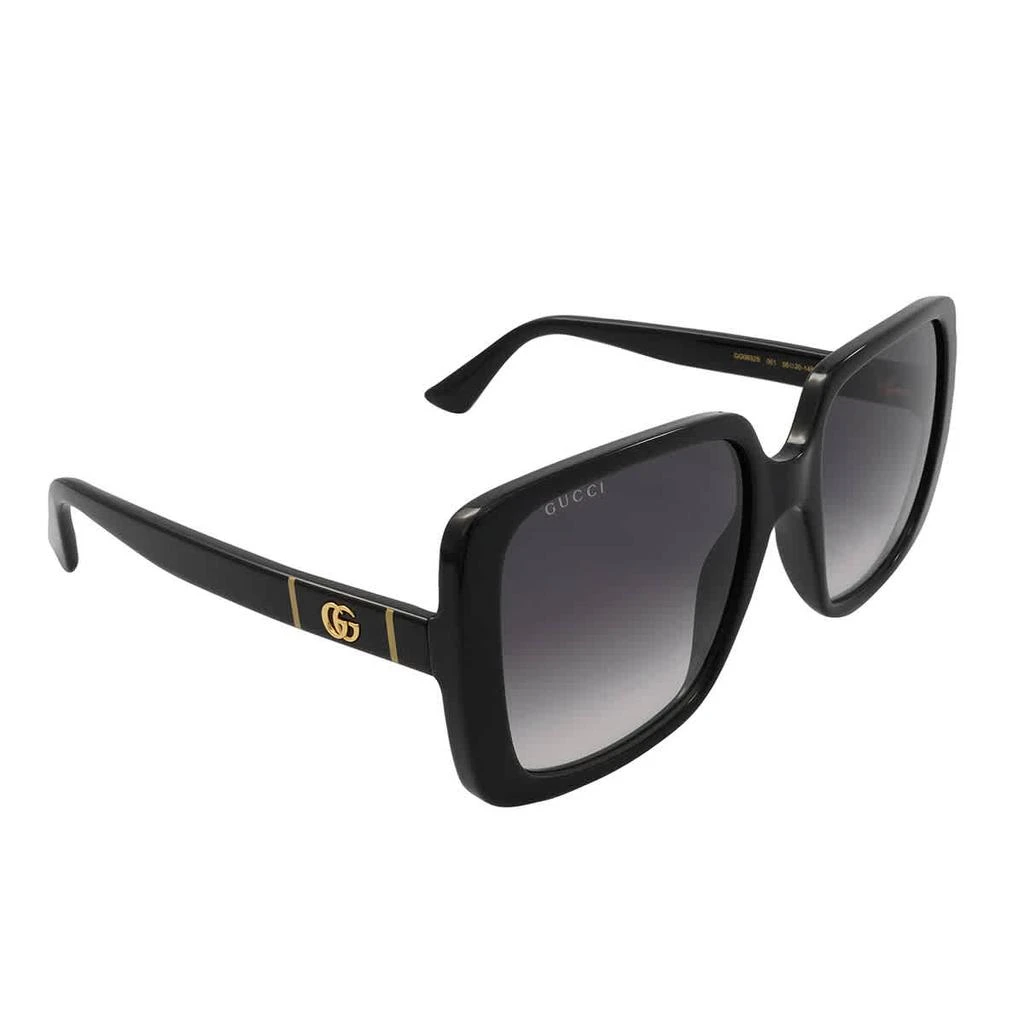 Gucci Grey Gradient Square Ladies Sunglasses GG0632S 001 56 3