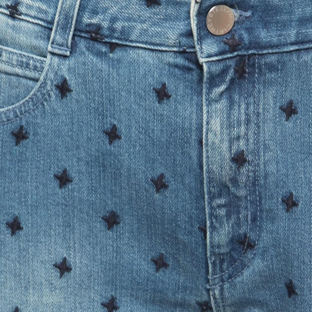 Stella McCartney Stella McCartney Blue Star Embroidered Denim Skinny Jeans M Waist 27" 3