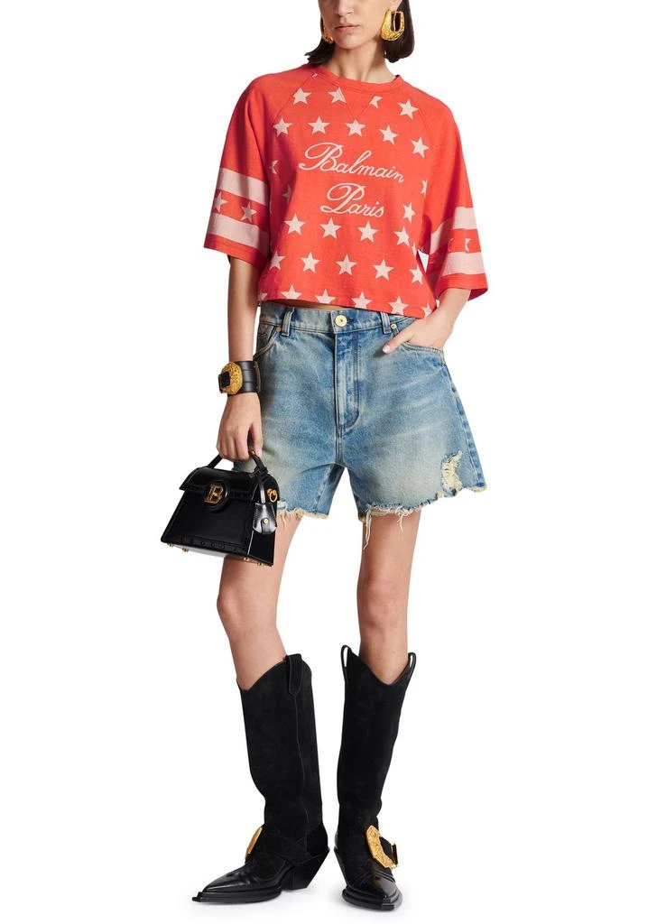 Balmain Balmain Signature Stars T-Shirt 5