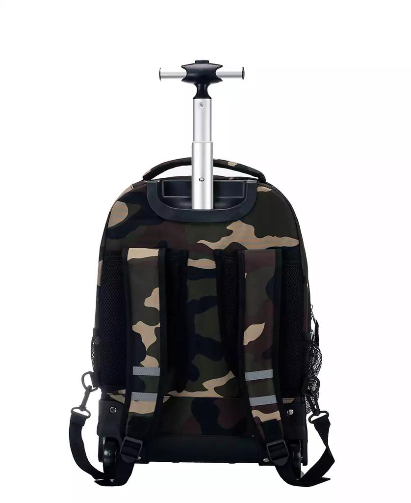 L.L. cheapest Bean Camouflage Rolling Backpack Wheels Handle