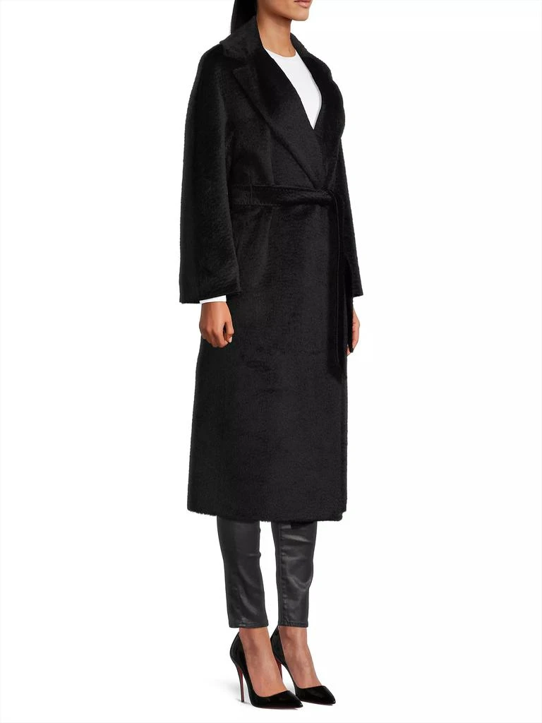 Cinzia Rocca Pressed Alpaca Wrap Long Coat 4