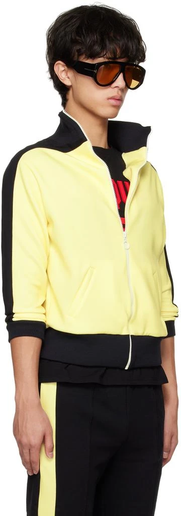 Alled-Martinez Black & Yellow Paneled Track Jacket 2