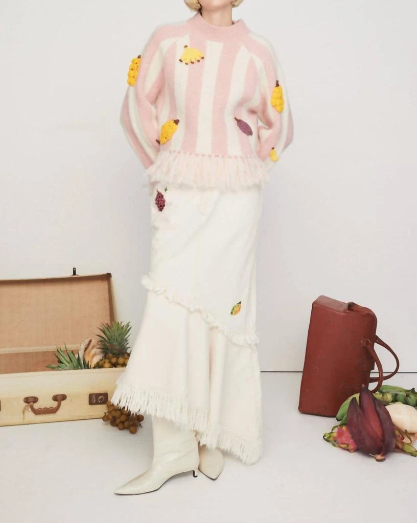 ALEMAIS Alemais - Villa Cropped Knit Jumper 2