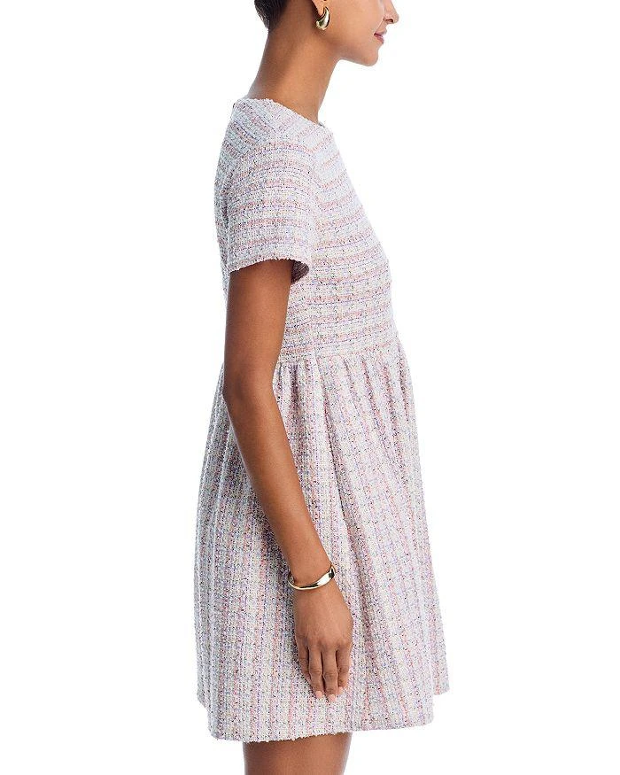 AQUA Rainbow Tweed Dress - Exclusive 5