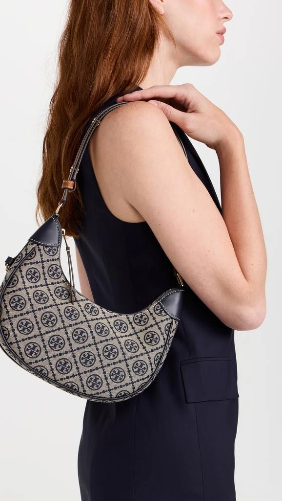 Tory Burch T Monogram Crescent Bag 2