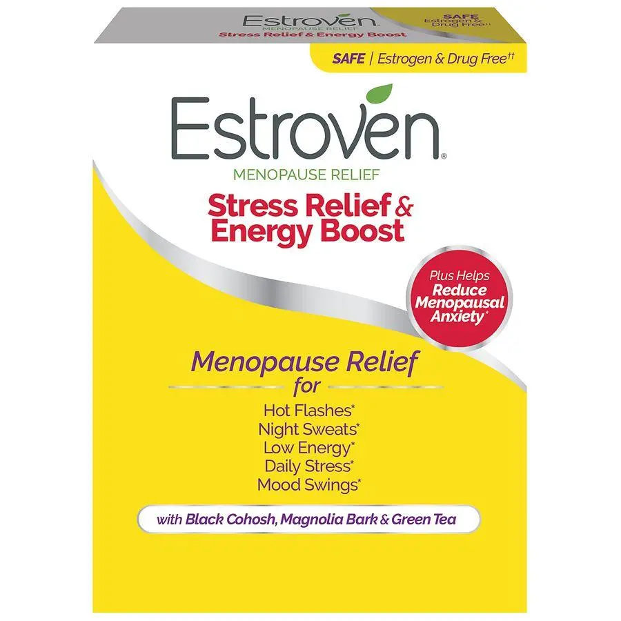Estroven Menopause Stress Relief & Energy Boost Caplets