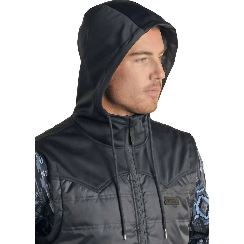 Rock 
Roll Denim Rock 
Roll Denim - Poly Fill Hooded Vest 3