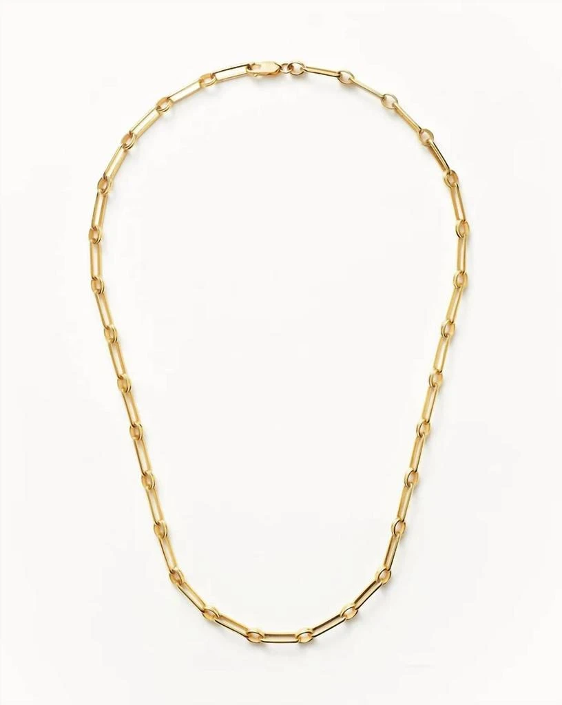 Missoma Aegis Chain Necklace In Yellow Gold 1