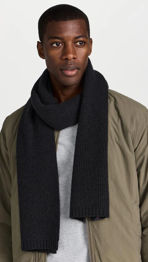 Faherty Jackson Waffle Scarf 2