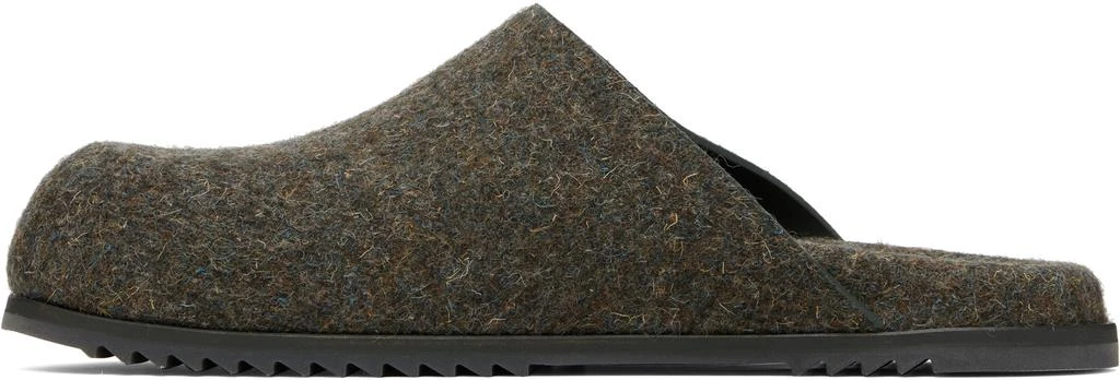 Rick Owens Gray Concordians Granola Mule Loafers 3