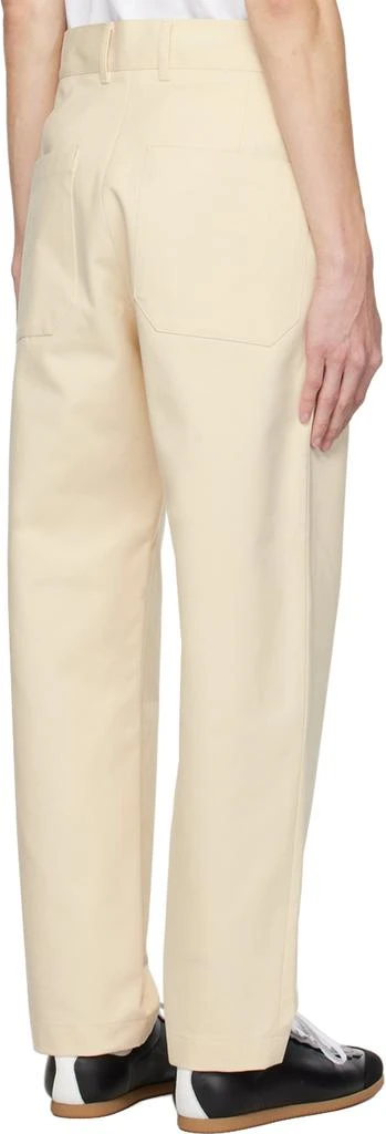 Studio Nicholson Off-White Bill Trousers 3