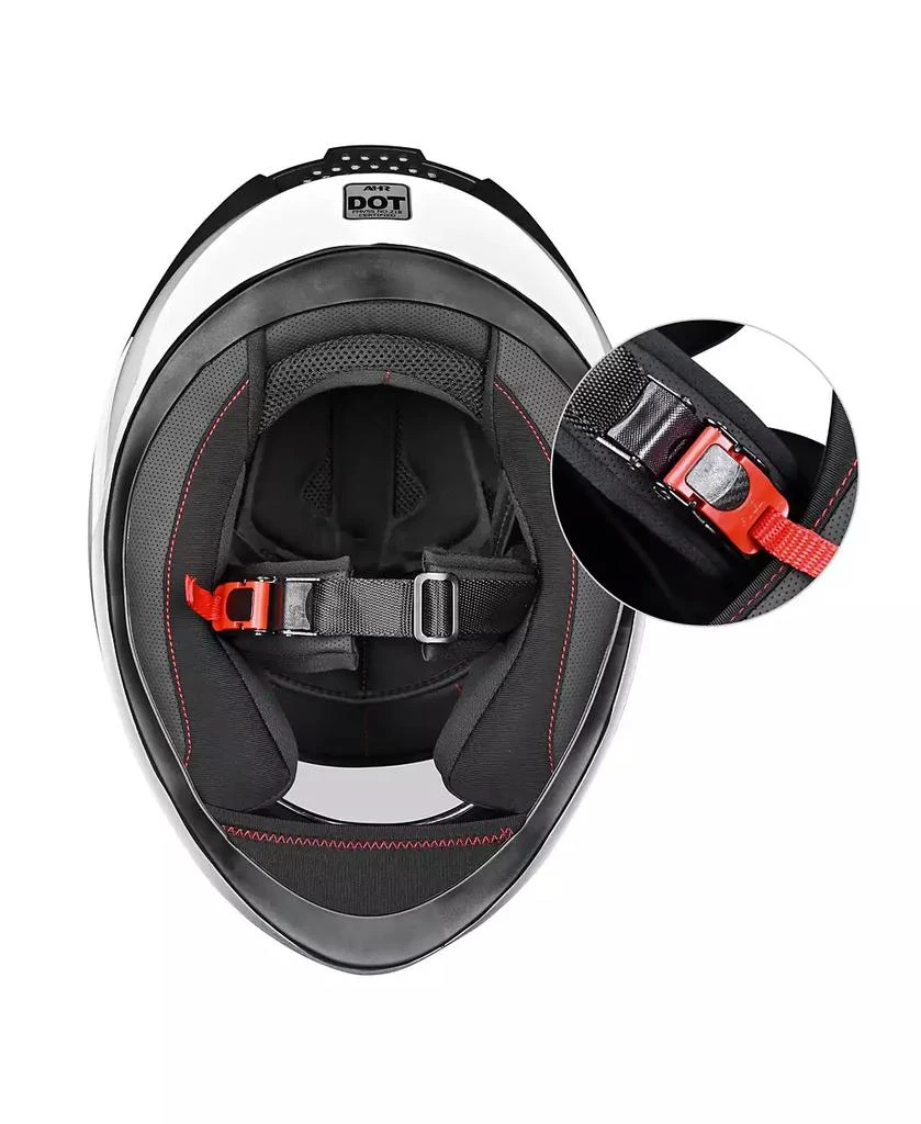 AHR RUN-F3 Full Face Motorcycle Helmet DOT Approved Street Bike Motocross XXL 4