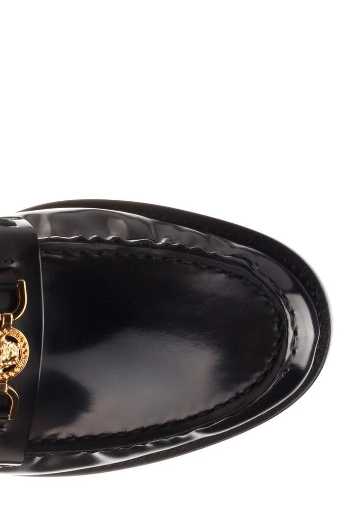 Versace Versace Logo-Plaque Slip-On Loafers 4