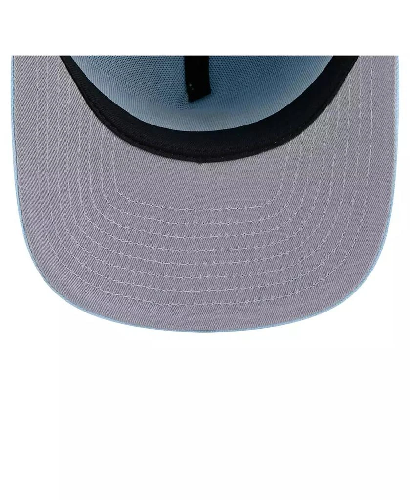 New Era Men's Light Blue Cleveland Guardians Color Pack A-Frame 59FIFTY Fitted Hat 5