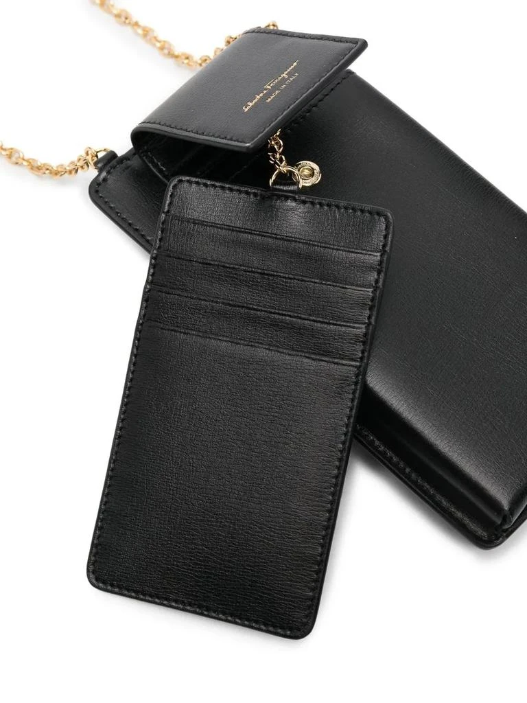 Salvatore Ferragamo Ferragamo Logo-Print Leather Phone Case 2