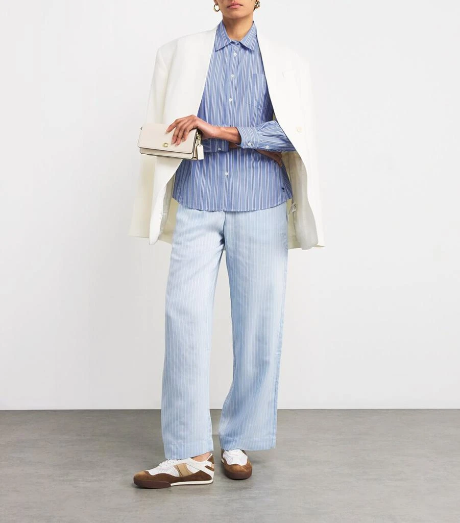 Weekend Max Mara Cotton Poplin Stripe Shirt 2